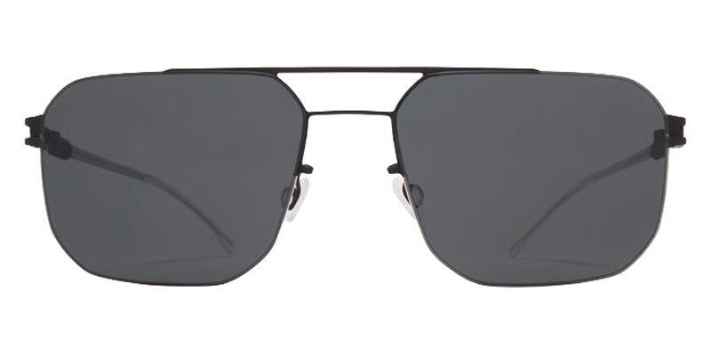 Mykita® RHYS Sunglasses - Black/Silver / Darkgrey Solid