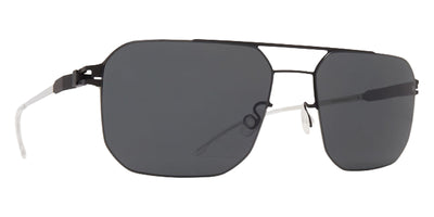 Mykita® RHYS Sunglasses - Black/Silver / Darkgrey Solid