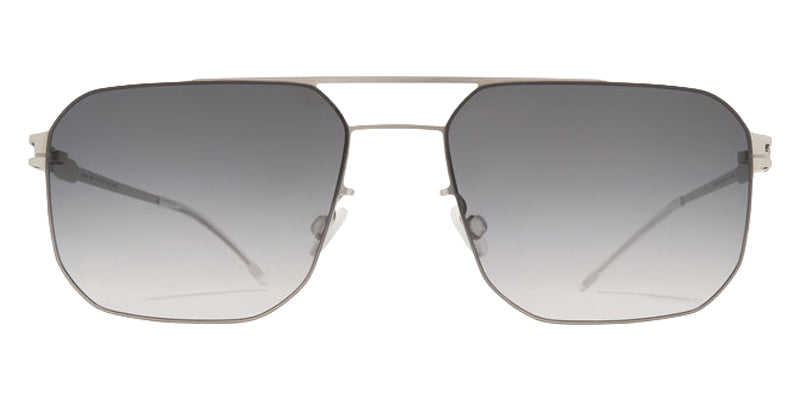 Mykita® RHYS Sunglasses - Cashmere Silver/Shiny Silver / Grey Gradient