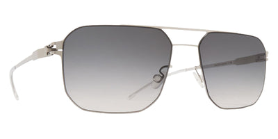Mykita® RHYS Sunglasses - Cashmere Silver/Shiny Silver / Grey Gradient
