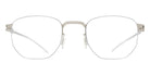 Mykita® ROSCOE MYK ROSCOE 10090338 - Shiny Silver/Cashmere Silver/Clear Eyeglasses