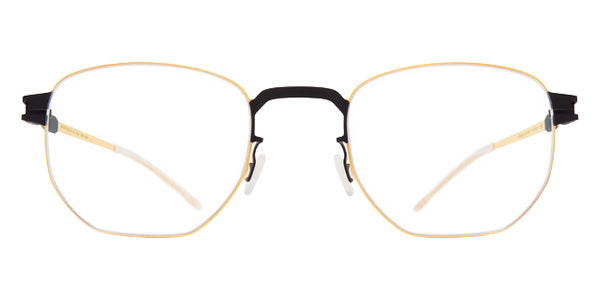 Mykita® ROSCOE MYK ROSCOE 10090359 - Black/Glossy Gold/Clear Eyeglasses