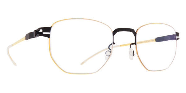 Mykita® ROSCOE MYK ROSCOE 10090359 - Black/Glossy Gold/Clear Eyeglasses