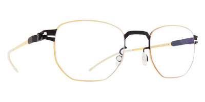 Mykita® ROSCOE MYK ROSCOE 10090359 - Black/Glossy Gold/Clear Eyeglasses
