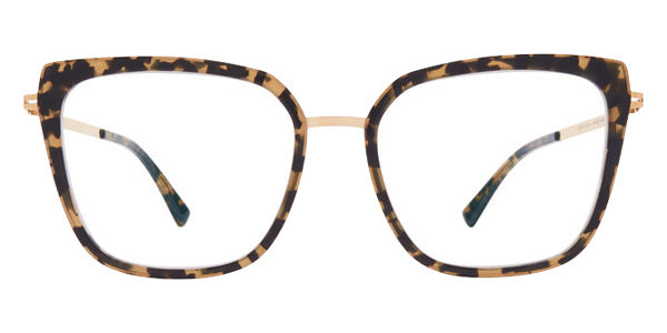 Mykita® SANNA MYK SANNA 10016417 - A38 Champagne Gold/Antigua/Clear Eyeglasses