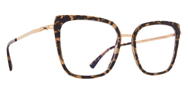 Mykita® SANNA MYK SANNA 10016417 - A38 Champagne Gold/Antigua/Clear Eyeglasses