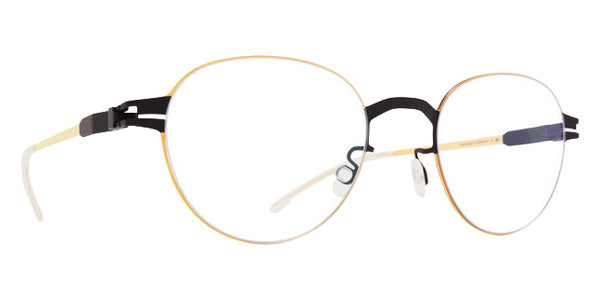 Mykita® SELBY MYK SELBY 10090339 - Black/Glossy Gold/Clear Eyeglasses