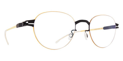 Mykita® SELBY MYK SELBY 10090339 - Black/Glossy Gold/Clear Eyeglasses