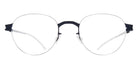 Mykita® SELBY MYK SELBY 10090340 - Silver/Indigo/Clear Eyeglasses