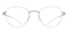 Mykita® SELBY MYK SELBY 10090341 - Cashmere Silver/Shiny Silver/Clear Eyeglasses