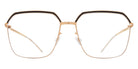 Mykita® SENTA Eyeglasses MYK SENTA Champagne Gold/Jet Black 57 - Champagne Gold/Jet Black