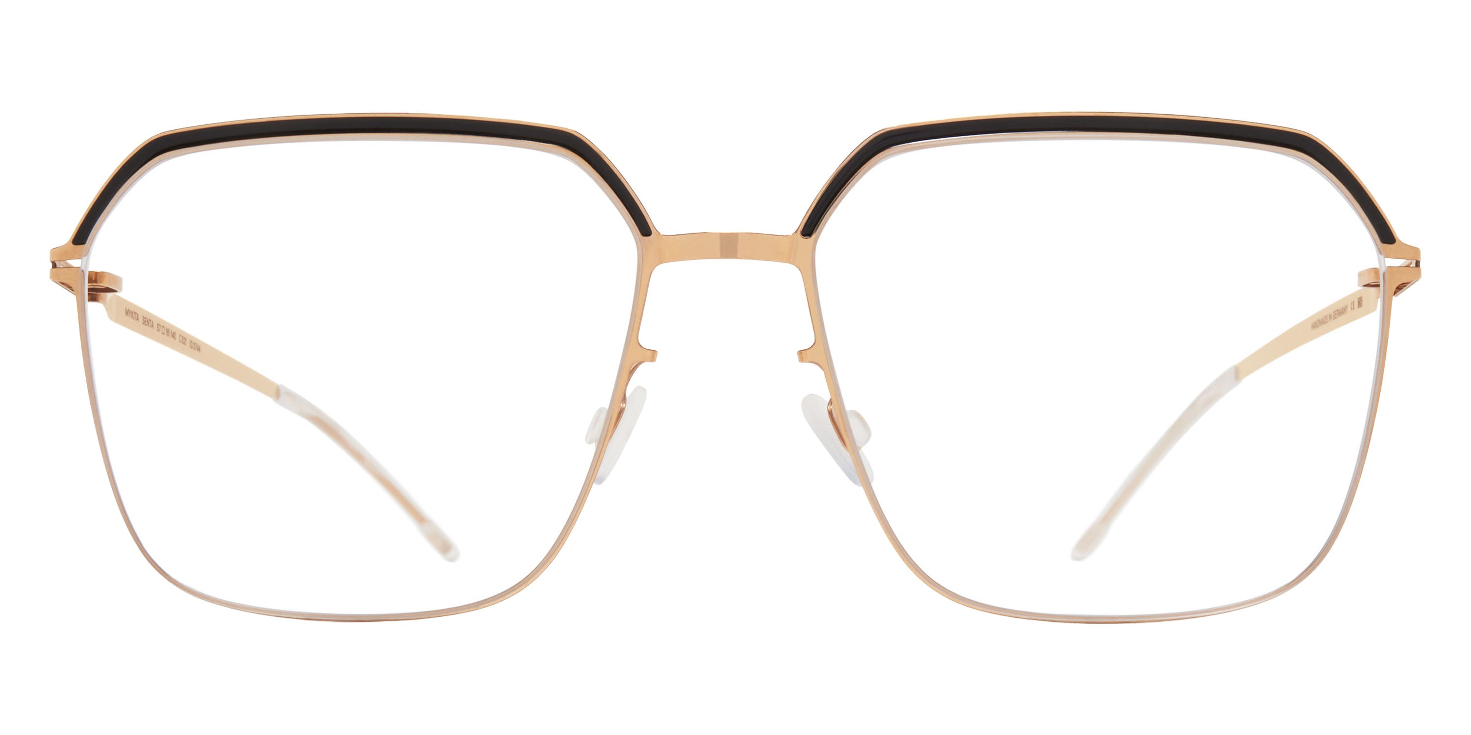 Mykita® SENTA Eyeglasses MYK SENTA Champagne Gold/Jet Black 57 - Champagne Gold/Jet Black