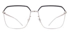 Mykita® SENTA Eyeglasses MYK SENTA Silver/Indigo 57 - Silver/Indigo