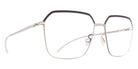 Mykita® SENTA Eyeglasses MYK SENTA Silver/Indigo 57 - Silver/Indigo