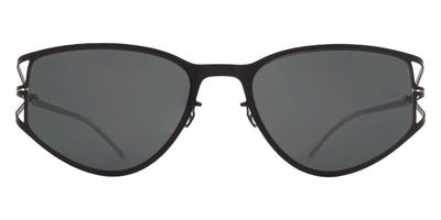 Mykita® SIERRA MYK SIERRA 10088830 - Shiny Silver/Jet Black/Darkgrey Solid Sunglasses