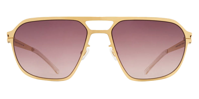Mykita® SINCLAIR MYK SINCLAIR 10088770 - Glossy Gold/Cedar Brown Gradient Sunglasses