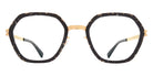 Mykita® SOLENE MYK SOLENE 10089074 - A101-Glossy Gold/Black Havana Eyeglasses