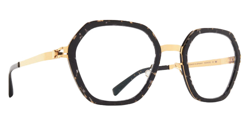 Mykita® SOLENE MYK SOLENE 10089074 - A101-Glossy Gold/Black Havana Eyeglasses