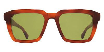 Mykita® SOMA MYK SOMA 10089322 - C214-Soft Havana/Shiny Silver/Euphosgreen Solid Sunglasses