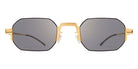 Mykita® STUDIO15.1 Sunglasses - Black/Glossy Gold / Light Gold Flash