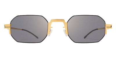 Mykita® STUDIO15.1 Sunglasses - Black/Glossy Gold / Light Gold Flash