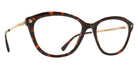 Mykita® TAIFA Eyeglasses MYK TAIFA C220 Amber Havana/Champagne G 54 - C220 Amber Havana/Champagne G