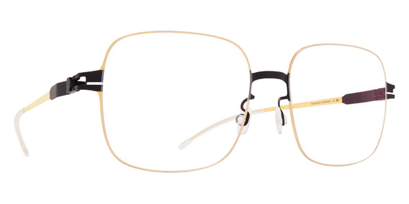 Mykita® TELMA Eyeglasses - Black/Glossy Gold / Clear
