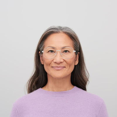 Mykita® TELMA Eyeglasses - Cashmere Silver/Shiny Silver / Clear
