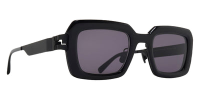 Mykita® UNA MYK UNA 10085910 - A6 Black/Black/Cool Grey Solid Sunglasses