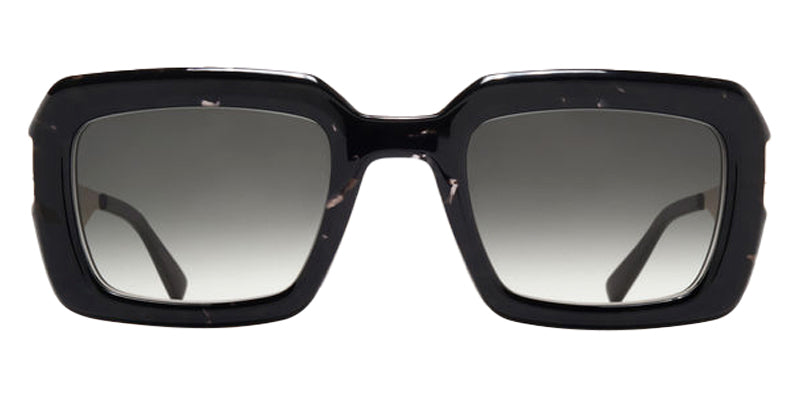 Mykita® UNA MYK UNA 10088252 - A97-Champagne Gold/Black Havan/Raw Black Gradient Sunglasses