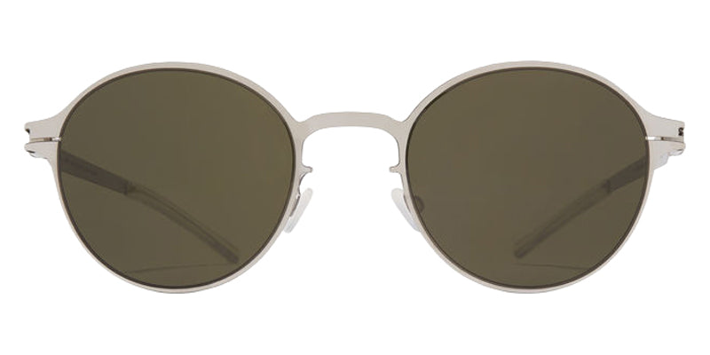Mykita® WIM Sunglasses - Shiny Silver / Rawgreen Solid