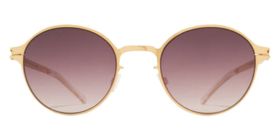 Mykita® WIM Sunglasses - Glossy Gold / Cedar Brown Gradient