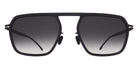Mykita® YUCCA Sunglasses MYK YUCCA MH6 Pitch Black/Black/Rawblack Gradient CAT3 56 - MH6 Pitch Black/Black/Rawblack Gradient (CAT3)