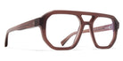 Mykita® AMARE MYK AMARE C199-Chilled Raw Maroon/Shiny Silver 53 - C199-Chilled Raw Maroon/Shiny Silver Eyeglasses
