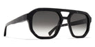 Mykita® AMARE MYK AMARE Chilled Raw Black Havana/Silver/Raw Black Gradient 53 - Chilled Raw Black Havana/Silver/Raw Black Gradient Sunglasses

