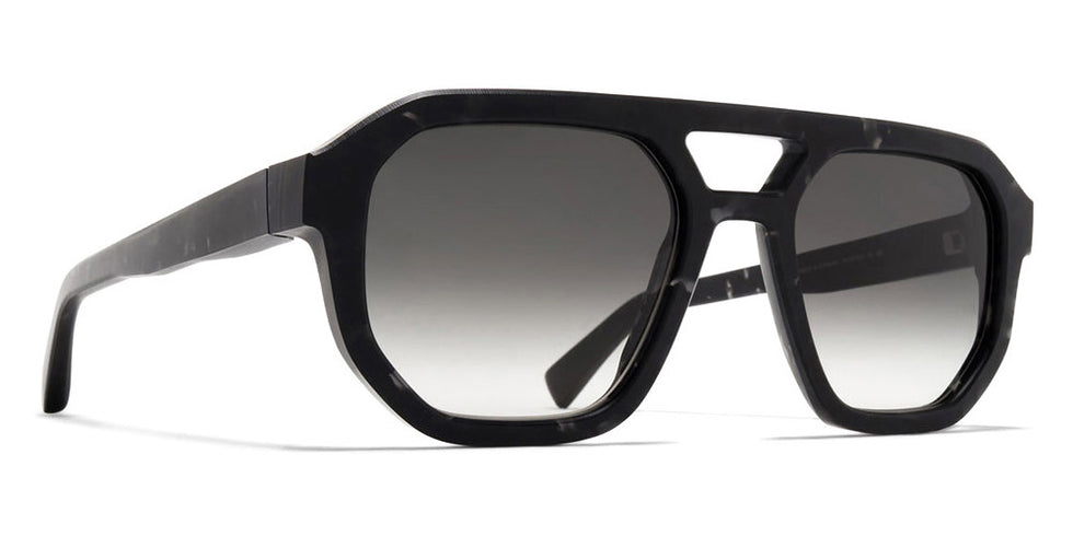 Mykita® AMARE MYK AMARE Chilled Raw Black Havana/Silver/Raw Black Gradient 53 - Chilled Raw Black Havana/Silver/Raw Black Gradient Sunglasses
