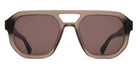 Mykita® AMARE MYK AMARE Chilled Raw Clear Ash/Silver/Brown Solid 53 - Chilled Raw Clear Ash/Silver/Brown Solid Sunglasses
