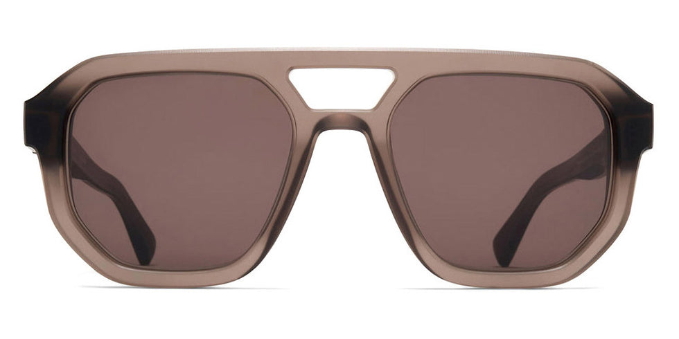 Mykita® AMARE MYK AMARE Chilled Raw Clear Ash/Silver/Brown Solid 53 - Chilled Raw Clear Ash/Silver/Brown Solid Sunglasses
