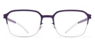 Mykita® CILIAN MYK CILIAN Silver/Deep Purple 43 - Silver/Deep Purple Eyeglasses

