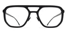 Mykita® DALUR MYK DALUR MH6-Pitch Black/Black 50 - MH6-Pitch Black/Black Eyeglasses
