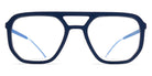 Mykita® DALUR MYK DALUR MHL3 Navy/Silver/Yale Blue 50 - MHL3 Navy/Silver/Yale Blue Eyeglasses
