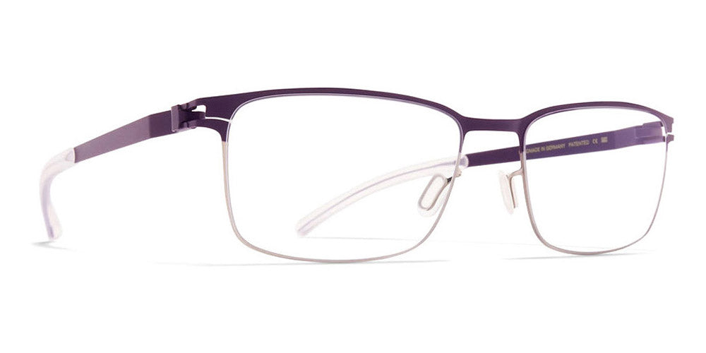 Mykita® GERHARD MYK GERHARD Silver/Deep Purple 52 - Silver/Deep Purple Eyeglasses