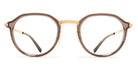 Mykita® HALVAR MYK HALVAR A83-Champagne Gold/Clear Ash 47 - A83-Champagne Gold/Clear Ash Eyeglasses
