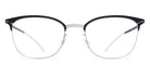 Mykita® HOLLIS MYK HOLLIS Silver/Black 39 - Silver/Black Eyeglasses
