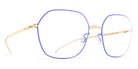Mykita® ISE MYK ISE Champagne Gold/Mellow Purple 50 - Champagne Gold/Mellow Purple Eyeglasses
