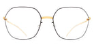 Mykita® ISE MYK ISE Gold/Jet Black 50 - Gold/Jet Black Eyeglasses
