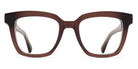 Mykita® SAMAR MYK SAMAR C199-Chilled Raw Maroon/Shiny Silver 51 - C199-Chilled Raw Maroon/Shiny Silver Eyeglasses
