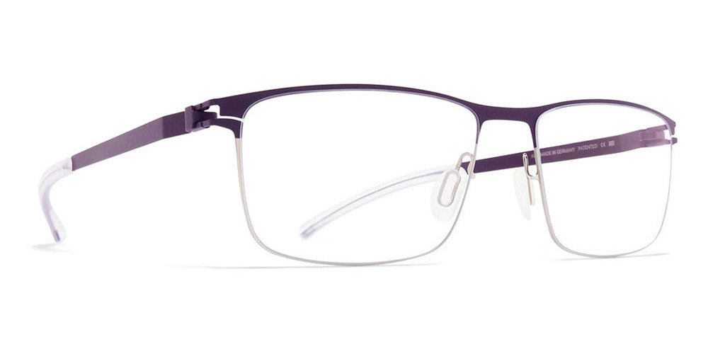 Mykita® XANDER MYK XANDER Silver/Deep Purple 55 - Silver/Deep Purple Eyeglasses