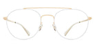 Mykita® YOSHI MYK YOSHI Silver/Champagne Gold 47 - Silver/Champagne Gold Eyeglasses
