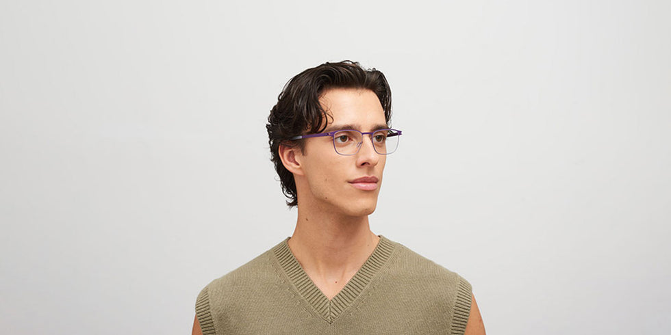 Mykita® YOTAM MYK YOTAM Deep Purple 51 - Deep Purple Eyeglasses